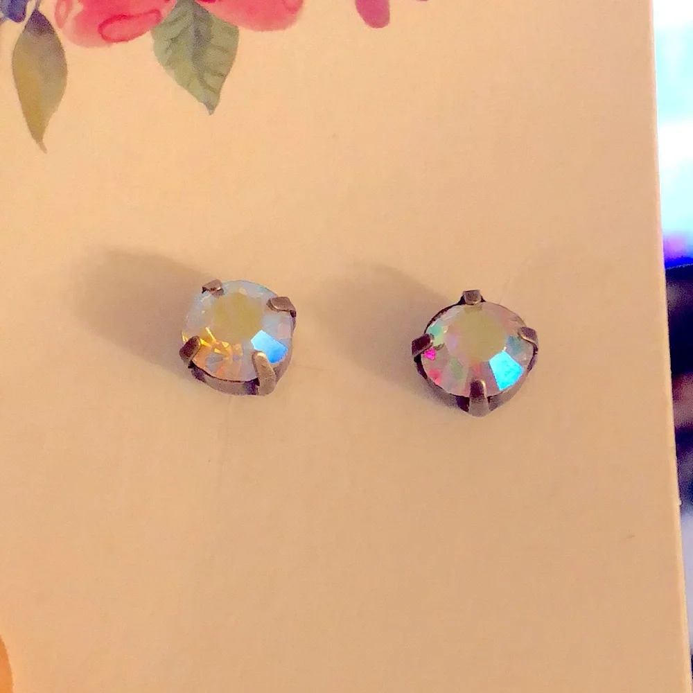 Aurora Borealis Crystal Earrings